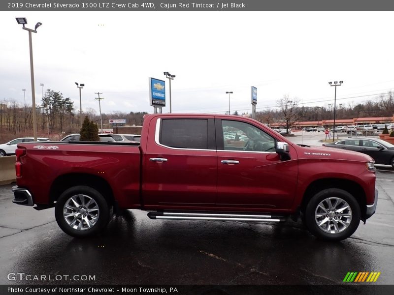 Cajun Red Tintcoat / Jet Black 2019 Chevrolet Silverado 1500 LTZ Crew Cab 4WD