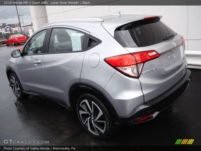 Lunar Silver Metallic / Black 2019 Honda HR-V Sport AWD
