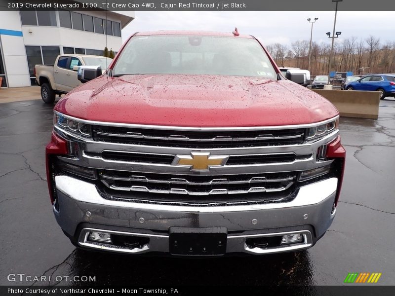 Cajun Red Tintcoat / Jet Black 2019 Chevrolet Silverado 1500 LTZ Crew Cab 4WD