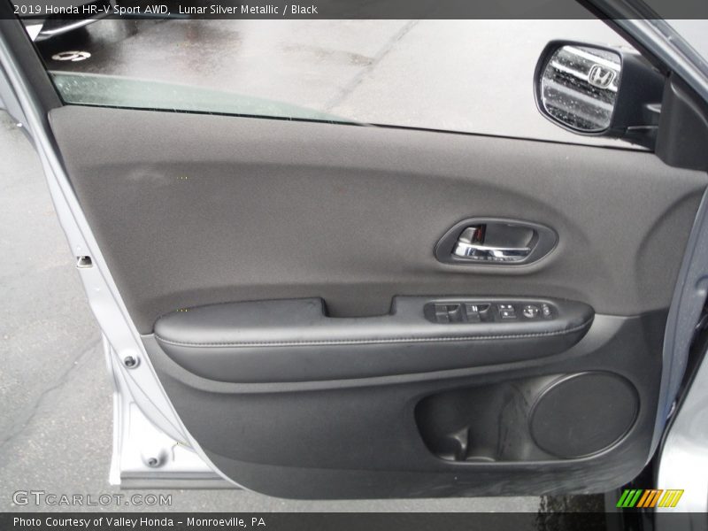 Lunar Silver Metallic / Black 2019 Honda HR-V Sport AWD