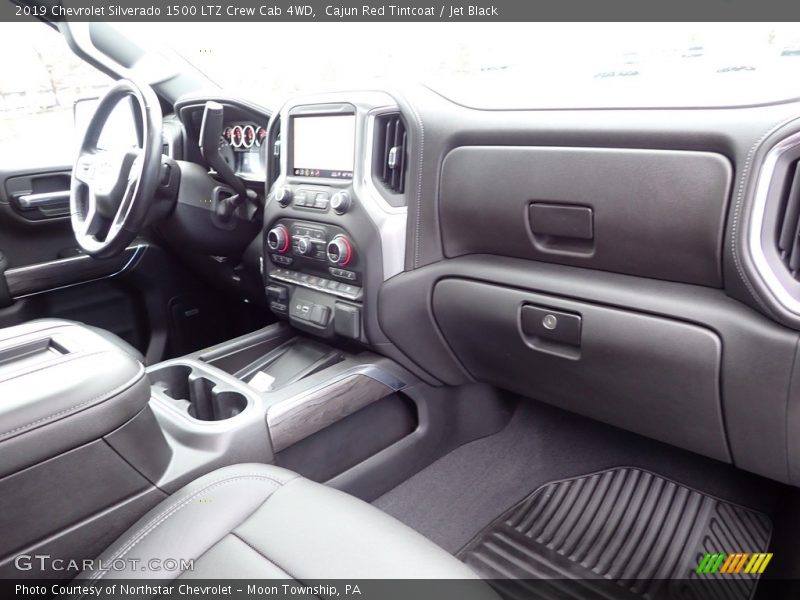 Cajun Red Tintcoat / Jet Black 2019 Chevrolet Silverado 1500 LTZ Crew Cab 4WD