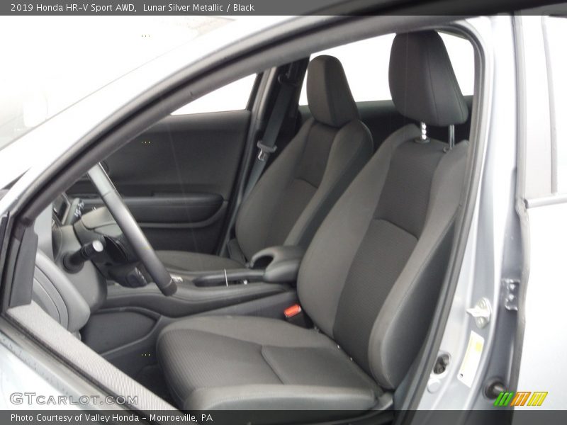 Lunar Silver Metallic / Black 2019 Honda HR-V Sport AWD