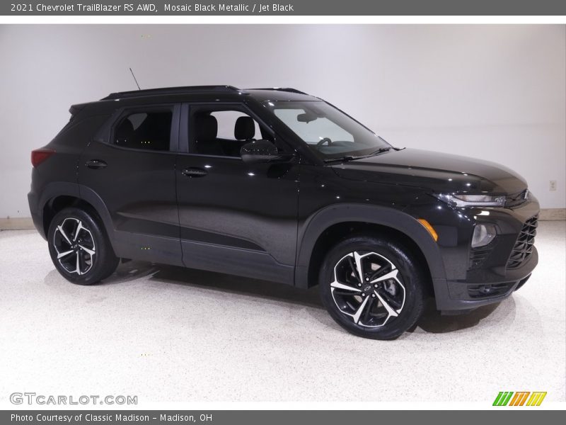 Mosaic Black Metallic / Jet Black 2021 Chevrolet TrailBlazer RS AWD
