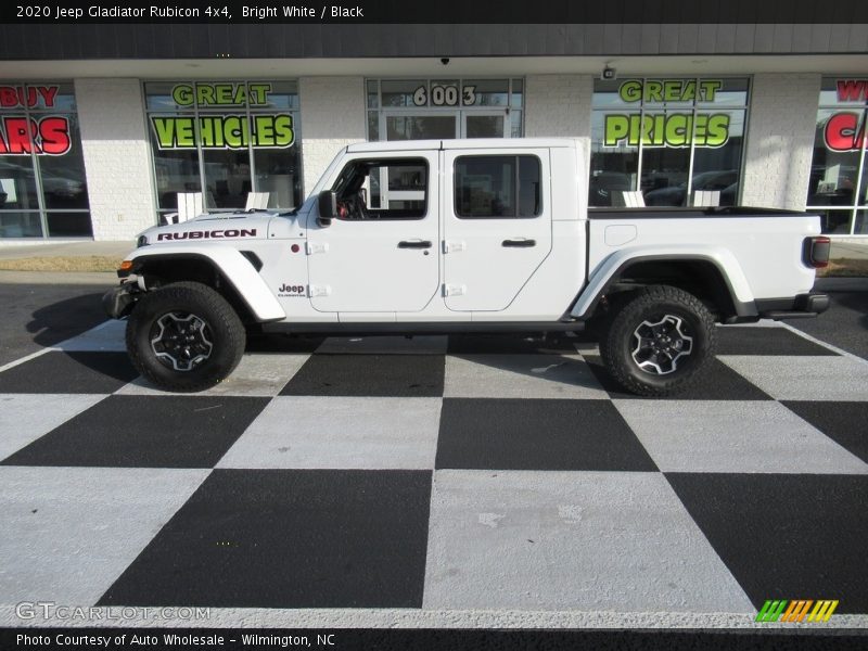 Bright White / Black 2020 Jeep Gladiator Rubicon 4x4
