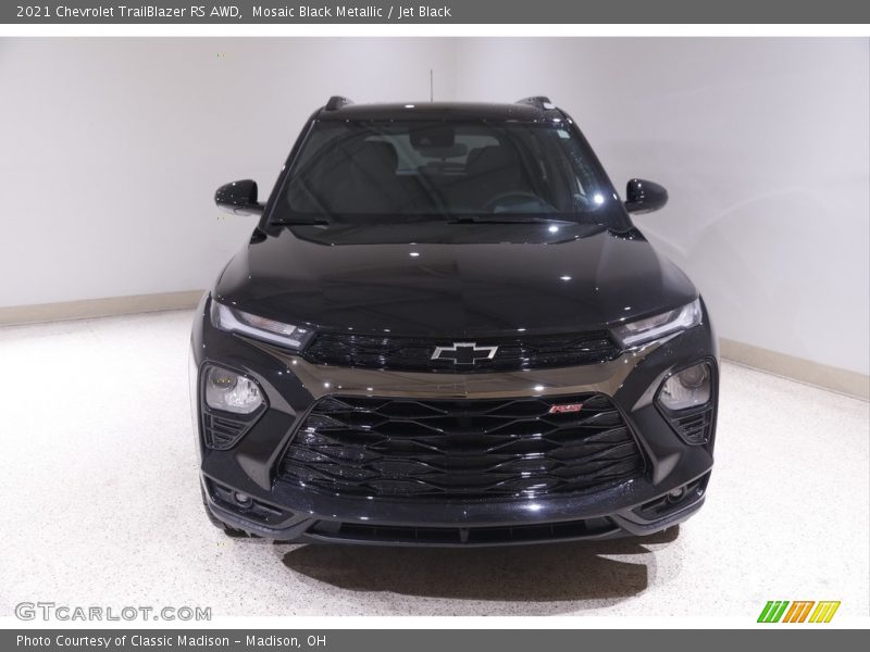 Mosaic Black Metallic / Jet Black 2021 Chevrolet TrailBlazer RS AWD