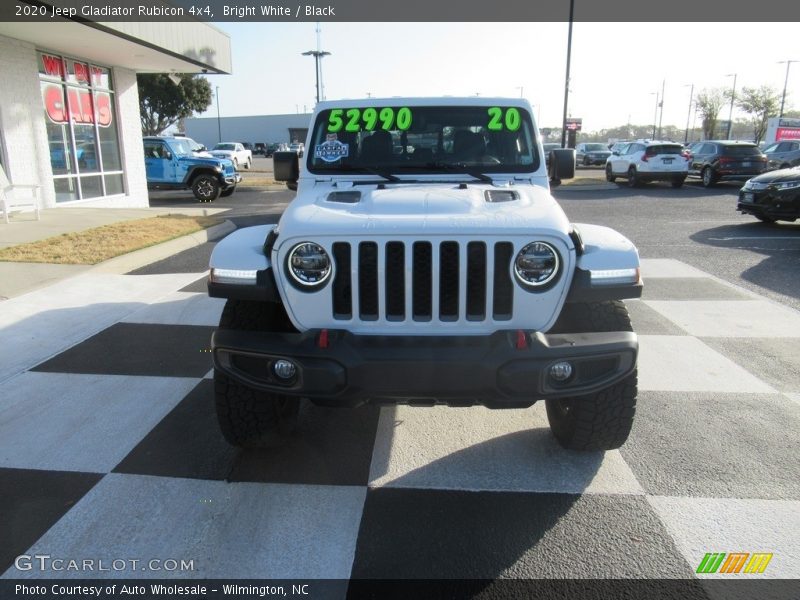 Bright White / Black 2020 Jeep Gladiator Rubicon 4x4