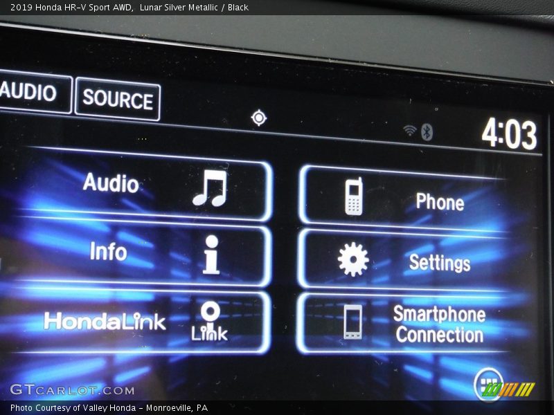 Lunar Silver Metallic / Black 2019 Honda HR-V Sport AWD