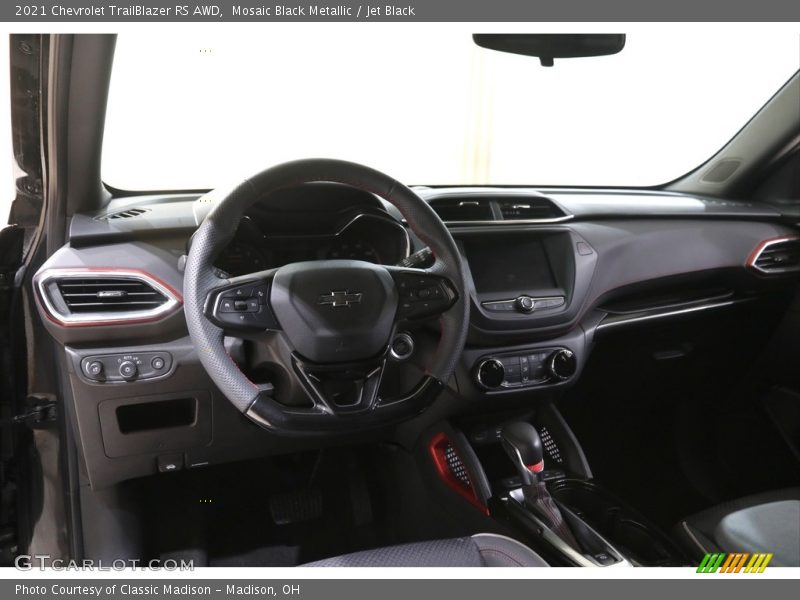 Mosaic Black Metallic / Jet Black 2021 Chevrolet TrailBlazer RS AWD