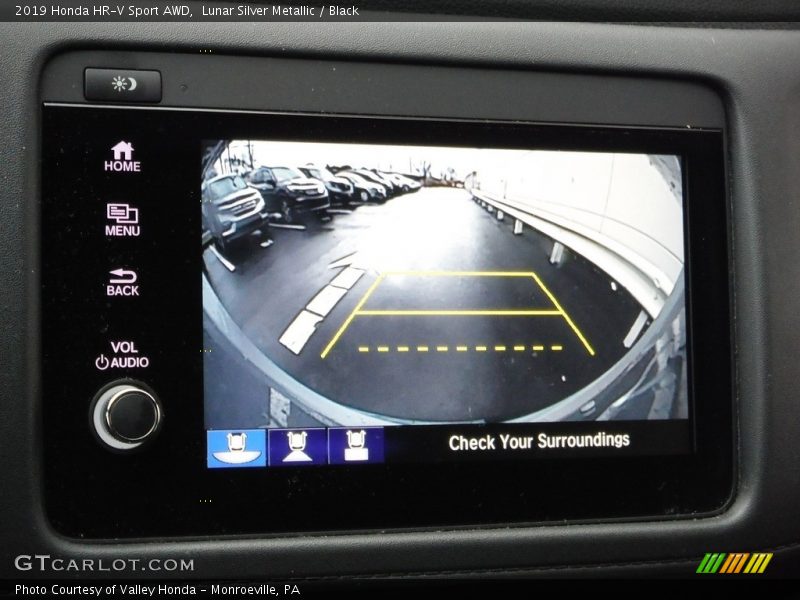 Lunar Silver Metallic / Black 2019 Honda HR-V Sport AWD