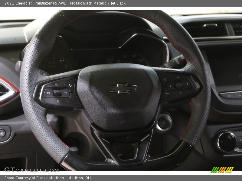Mosaic Black Metallic / Jet Black 2021 Chevrolet TrailBlazer RS AWD