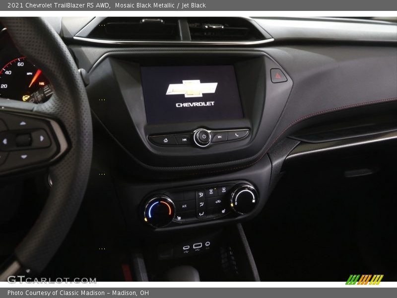 Mosaic Black Metallic / Jet Black 2021 Chevrolet TrailBlazer RS AWD
