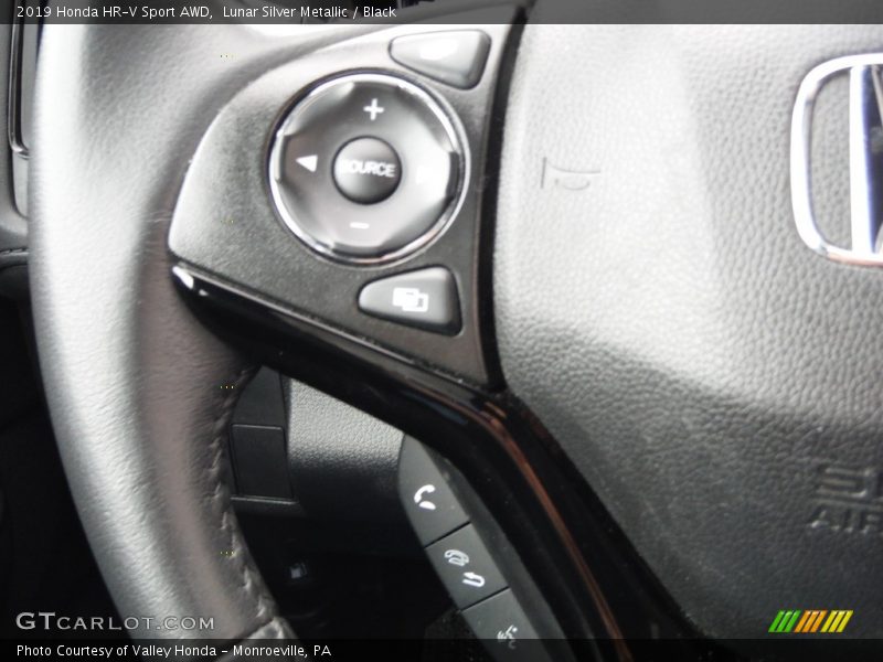 Lunar Silver Metallic / Black 2019 Honda HR-V Sport AWD