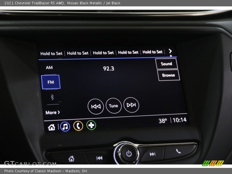 Mosaic Black Metallic / Jet Black 2021 Chevrolet TrailBlazer RS AWD