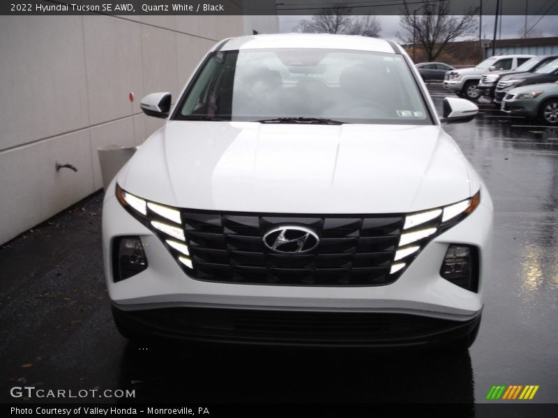 Quartz White / Black 2022 Hyundai Tucson SE AWD