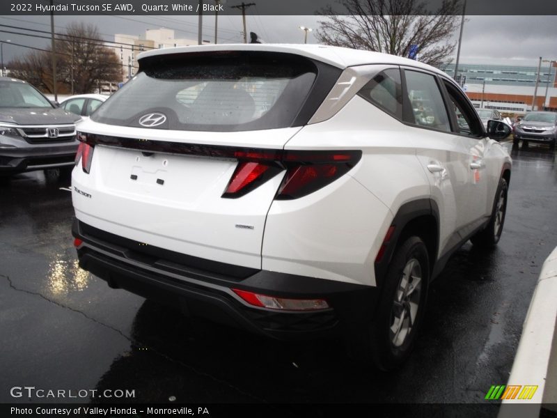Quartz White / Black 2022 Hyundai Tucson SE AWD