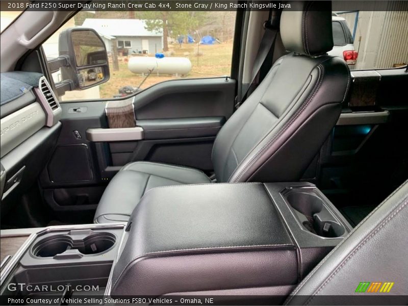 Stone Gray / King Ranch Kingsville Java 2018 Ford F250 Super Duty King Ranch Crew Cab 4x4