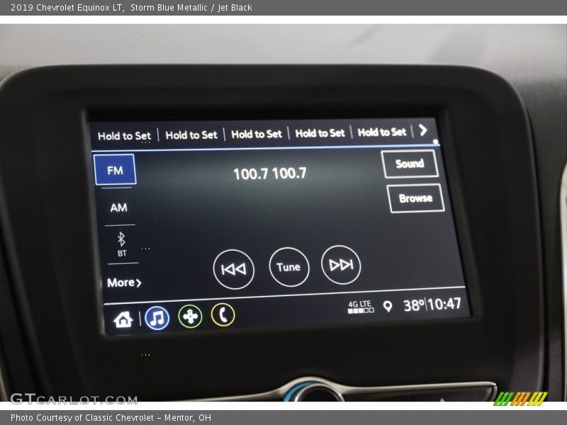 Storm Blue Metallic / Jet Black 2019 Chevrolet Equinox LT