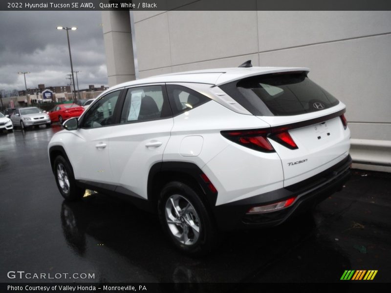 Quartz White / Black 2022 Hyundai Tucson SE AWD