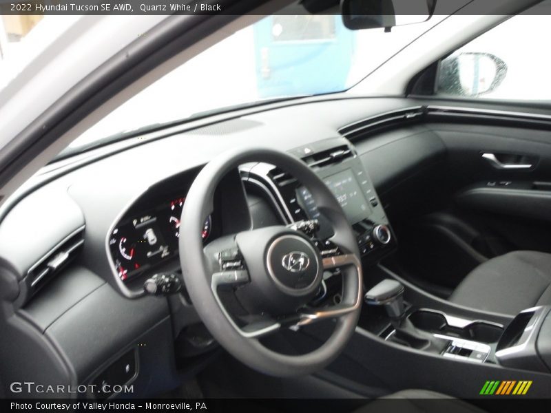 Quartz White / Black 2022 Hyundai Tucson SE AWD