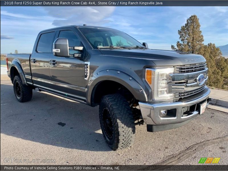 Stone Gray / King Ranch Kingsville Java 2018 Ford F250 Super Duty King Ranch Crew Cab 4x4