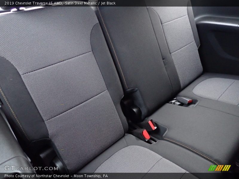Satin Steel Metallic / Jet Black 2019 Chevrolet Traverse LS AWD