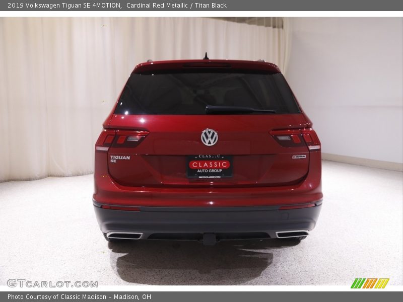Cardinal Red Metallic / Titan Black 2019 Volkswagen Tiguan SE 4MOTION
