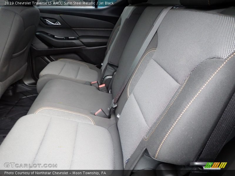 Satin Steel Metallic / Jet Black 2019 Chevrolet Traverse LS AWD