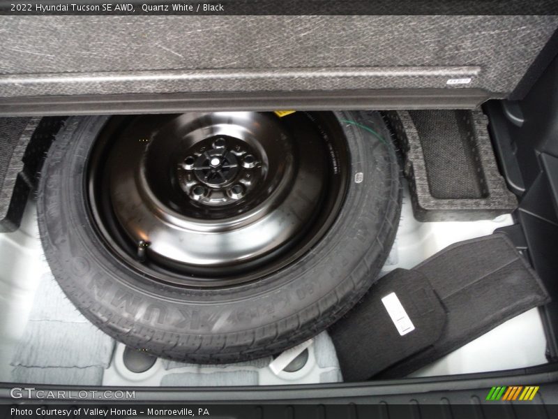 Quartz White / Black 2022 Hyundai Tucson SE AWD