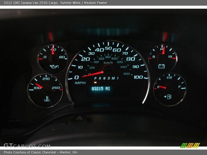 Summit White / Medium Pewter 2013 GMC Savana Van 2500 Cargo