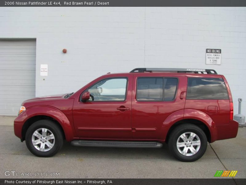 Red Brawn Pearl / Desert 2006 Nissan Pathfinder LE 4x4