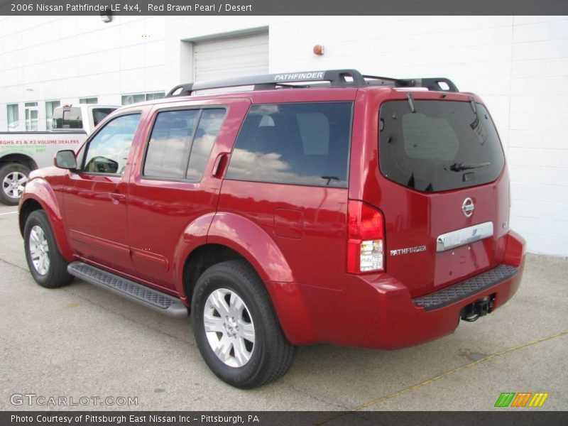 Red Brawn Pearl / Desert 2006 Nissan Pathfinder LE 4x4