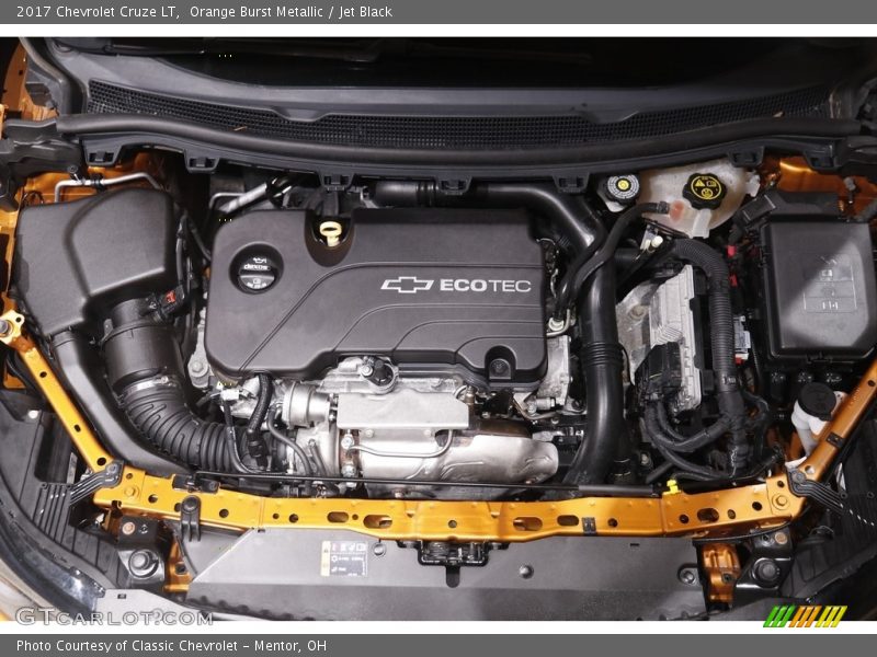 Orange Burst Metallic / Jet Black 2017 Chevrolet Cruze LT