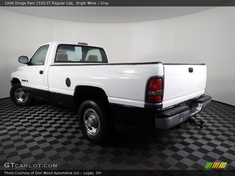 Bright White / Gray 1998 Dodge Ram 2500 ST Regular Cab