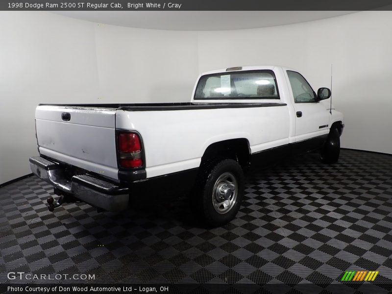 Bright White / Gray 1998 Dodge Ram 2500 ST Regular Cab