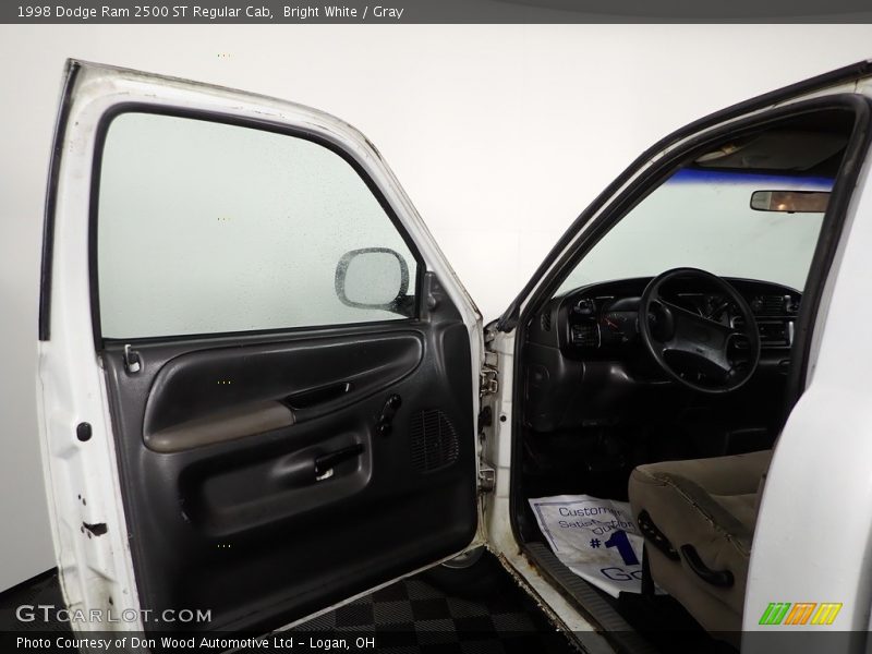 Bright White / Gray 1998 Dodge Ram 2500 ST Regular Cab