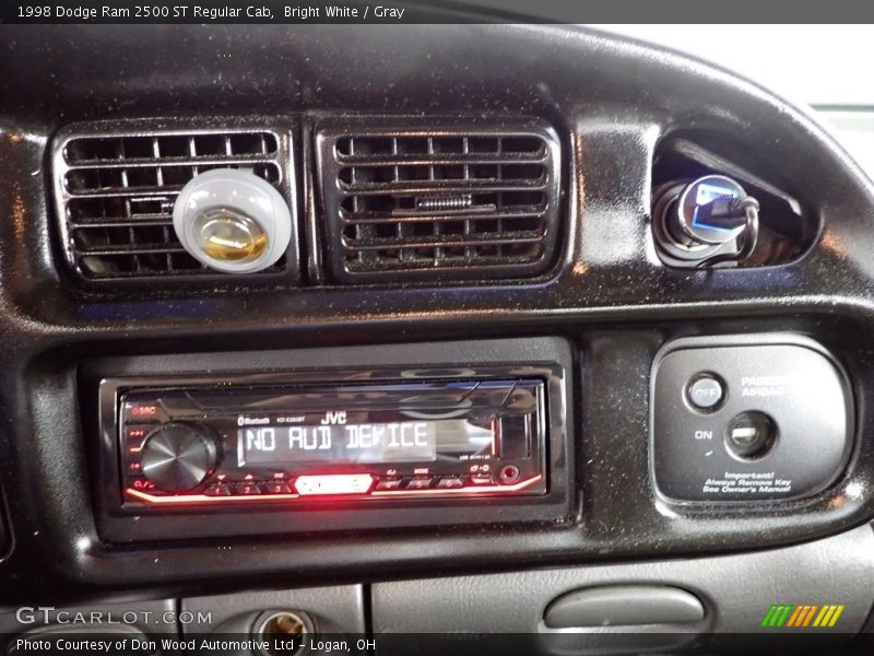 Bright White / Gray 1998 Dodge Ram 2500 ST Regular Cab