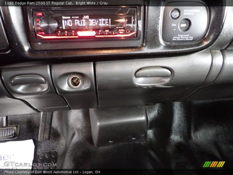Bright White / Gray 1998 Dodge Ram 2500 ST Regular Cab