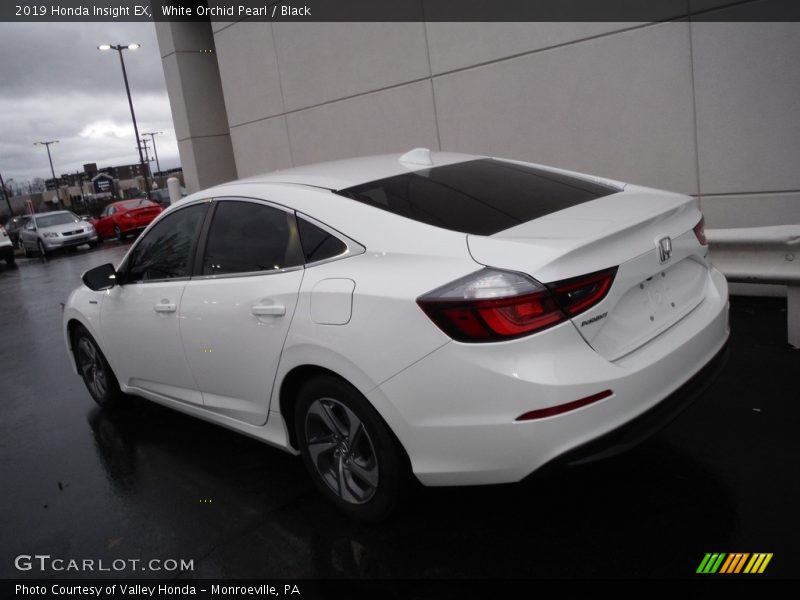 White Orchid Pearl / Black 2019 Honda Insight EX