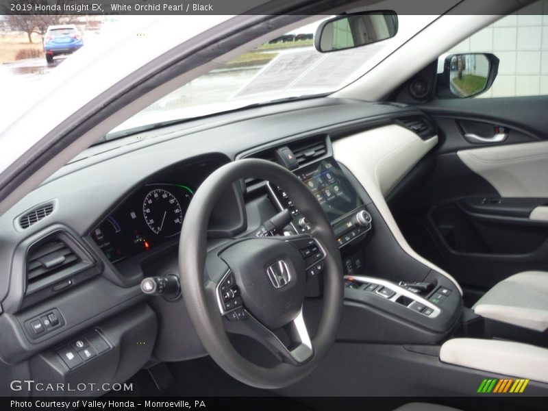 White Orchid Pearl / Black 2019 Honda Insight EX