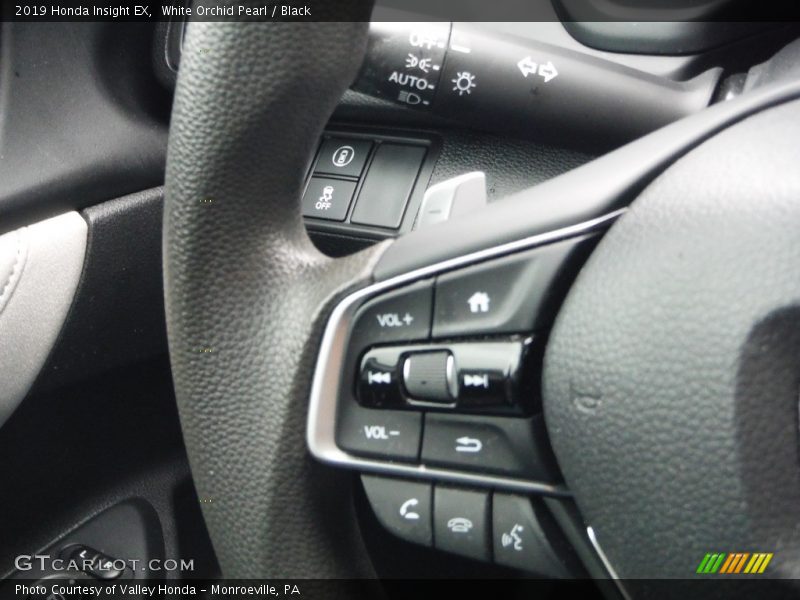 White Orchid Pearl / Black 2019 Honda Insight EX