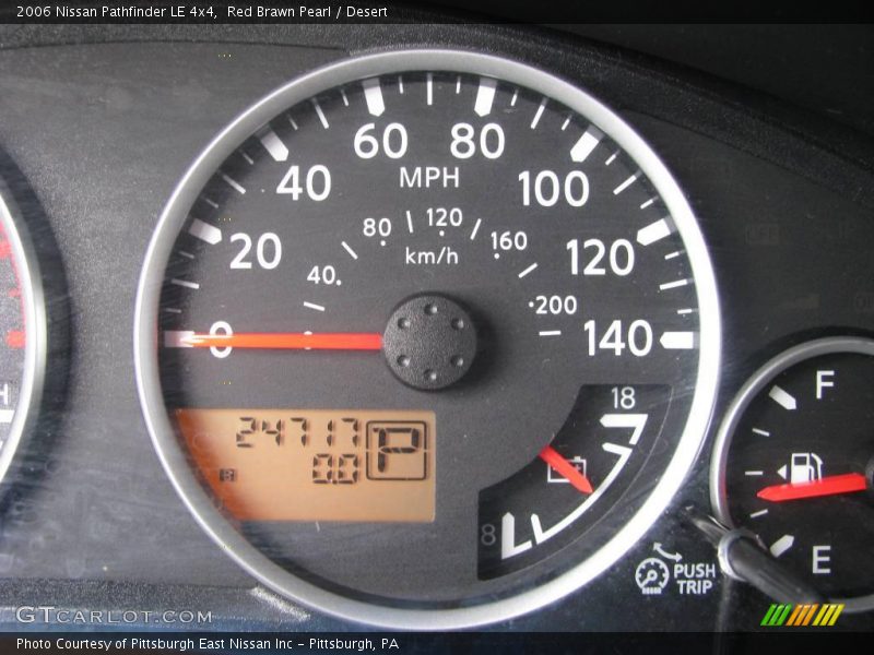 Red Brawn Pearl / Desert 2006 Nissan Pathfinder LE 4x4