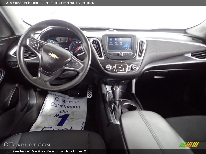Nightfall Gray Metallic / Jet Black 2016 Chevrolet Malibu LT