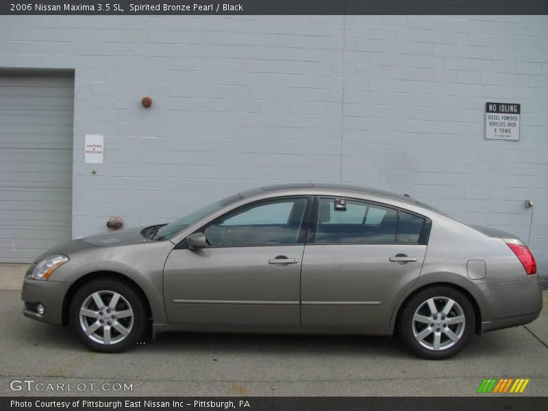 Spirited Bronze Pearl / Black 2006 Nissan Maxima 3.5 SL
