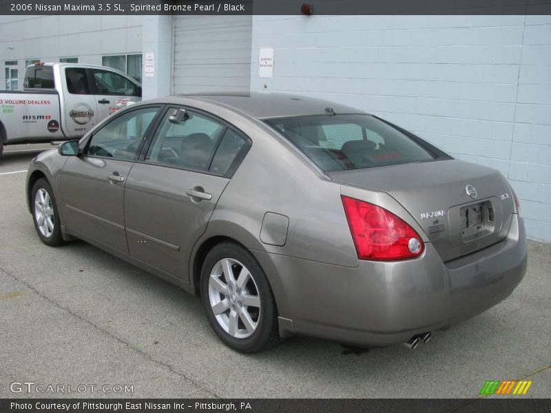 Spirited Bronze Pearl / Black 2006 Nissan Maxima 3.5 SL