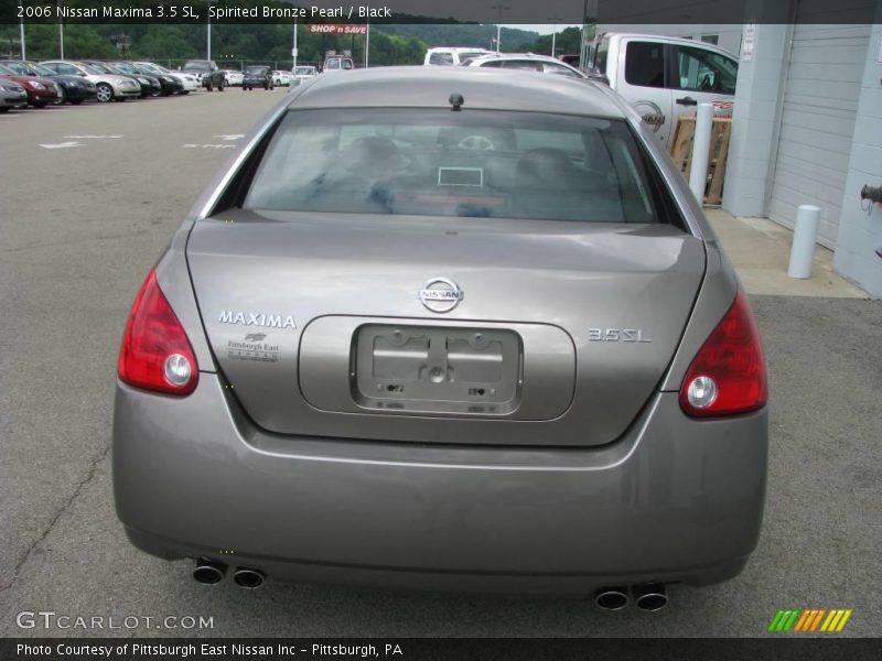 Spirited Bronze Pearl / Black 2006 Nissan Maxima 3.5 SL