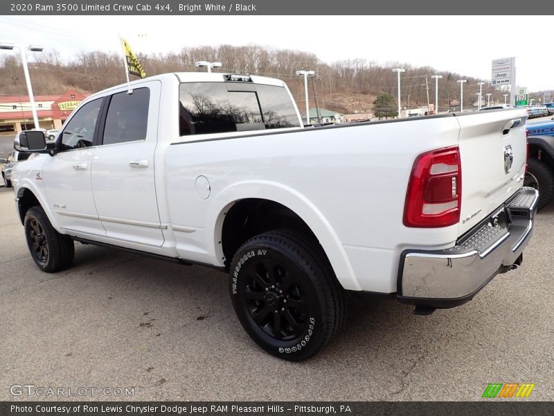 Bright White / Black 2020 Ram 3500 Limited Crew Cab 4x4