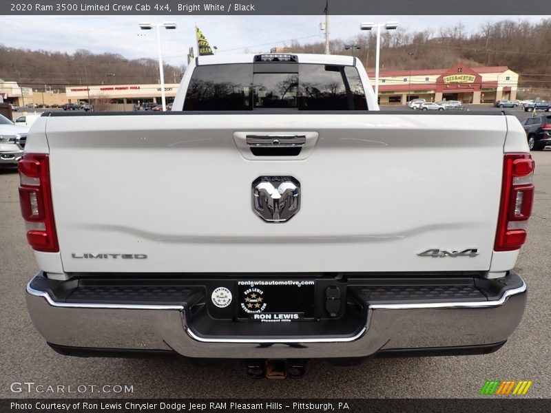 Bright White / Black 2020 Ram 3500 Limited Crew Cab 4x4