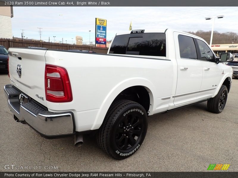 Bright White / Black 2020 Ram 3500 Limited Crew Cab 4x4