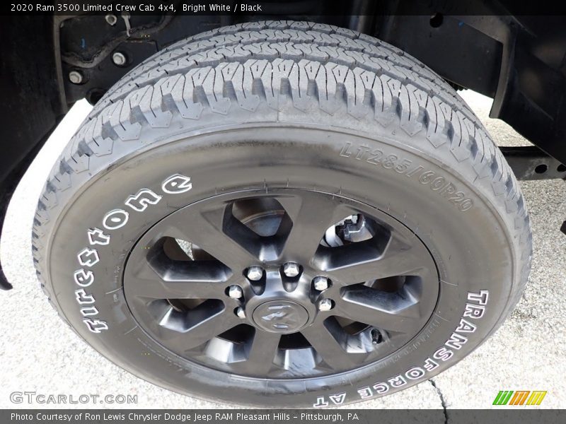 Bright White / Black 2020 Ram 3500 Limited Crew Cab 4x4
