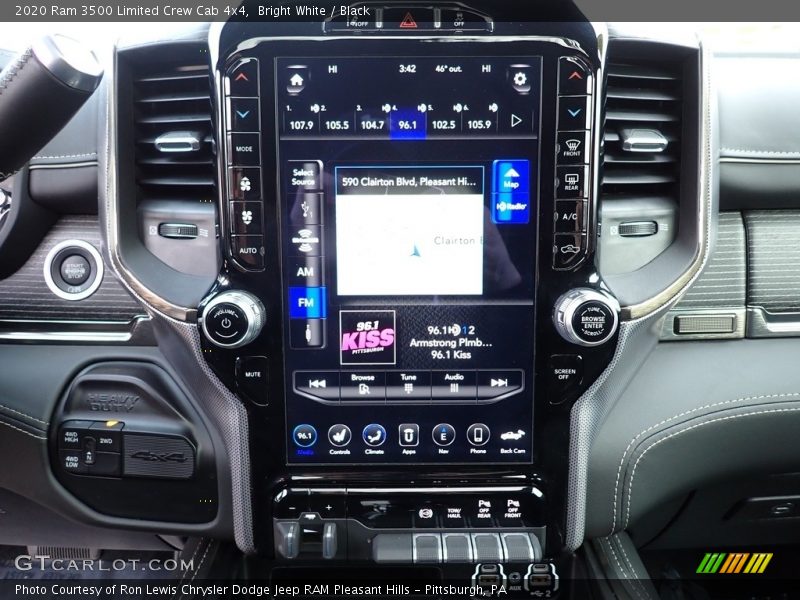 Bright White / Black 2020 Ram 3500 Limited Crew Cab 4x4